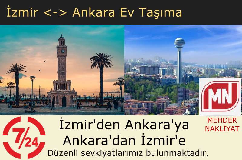 İzmir Ankara Evden Eve Nakliyat